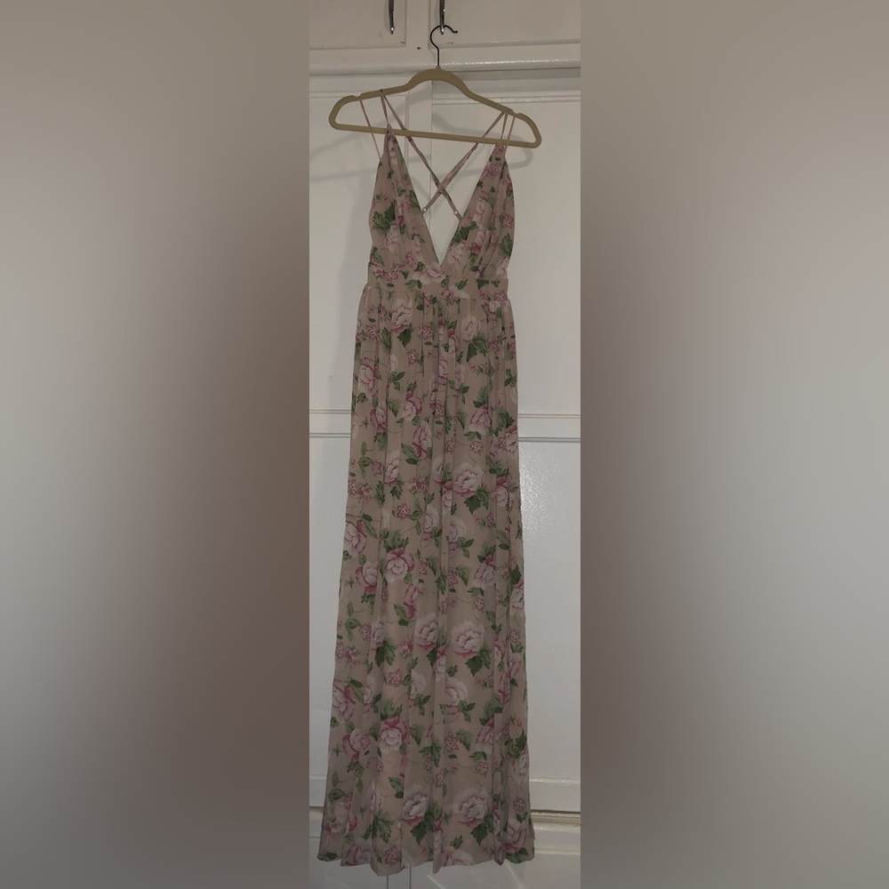 Windsor floral cross back maxi dress